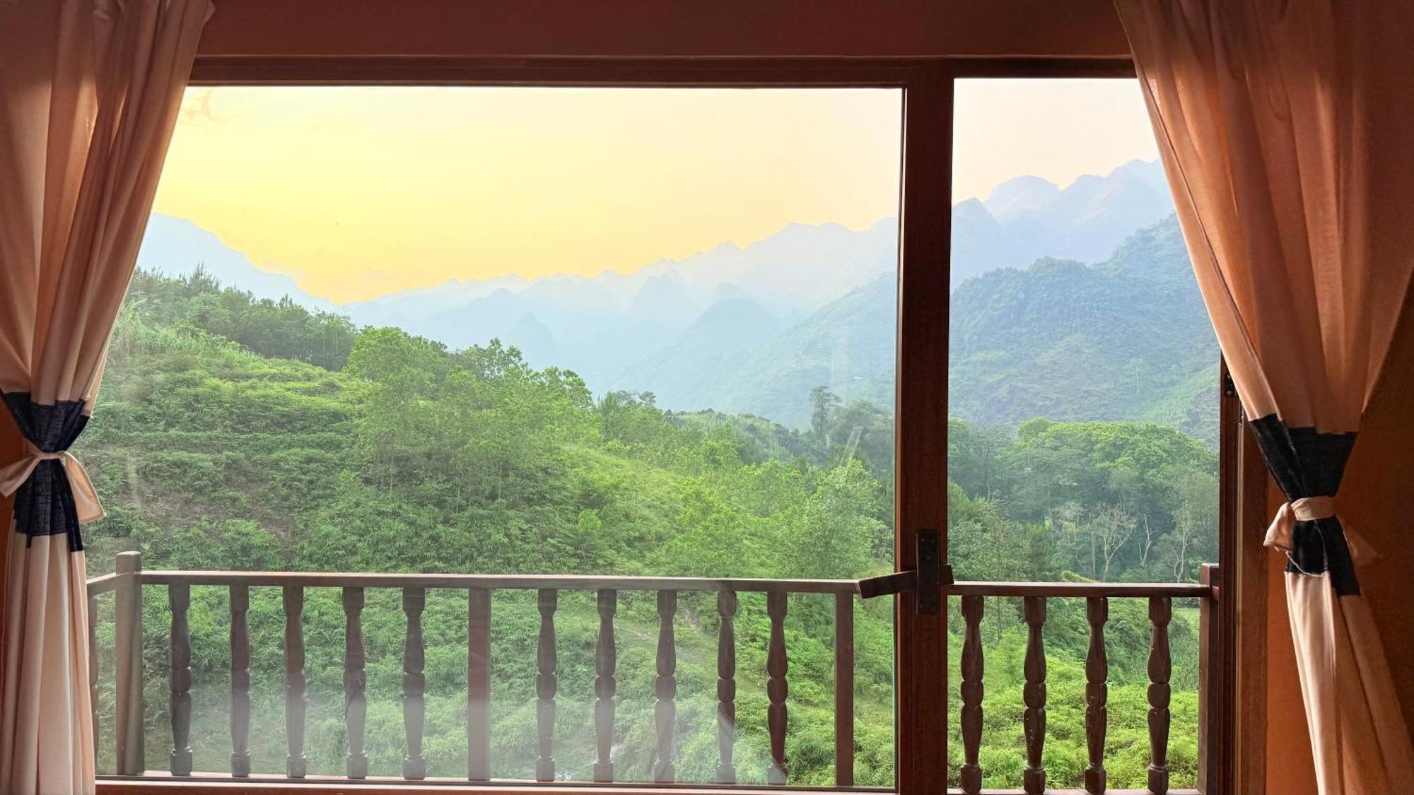 Du Gia Panorama Ecologde Apartment Lang Cac Bagian luar foto