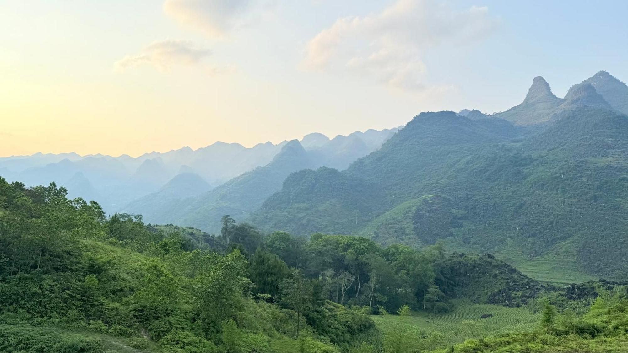 Du Gia Panorama Ecologde Apartment Lang Cac Bagian luar foto